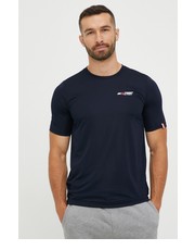 T-shirt - koszulka męska t-shirt męski kolor granatowy z nadrukiem - Answear.com Tommy Hilfiger