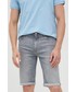 Krótkie spodenki męskie Tommy Hilfiger szorty jeansowe męskie kolor szary