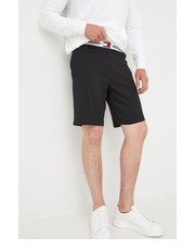 Krótkie spodenki męskie szorty męskie kolor czarny - Answear.com Tommy Hilfiger