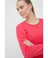 Bluza Tommy Hilfiger bluza damska kolor różowy gładka