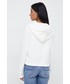 Bluza Tommy Hilfiger bluza bawełniana damska kolor biały z kapturem z nadrukiem
