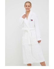 Piżama szlafrok bawełniany kolor biały - Answear.com Tommy Hilfiger