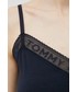 Piżama Tommy Hilfiger top piżamowy kolor granatowy