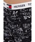 Piżama Tommy Hilfiger szorty piżamowe bawełniane kolor czarny bawełniana