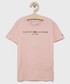Koszulka Tommy Hilfiger - T-shirt bawełniany dziecięcy
