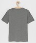 Koszulka Tommy Hilfiger t-shirt bawełniany dziecięcy kolor szary gładki