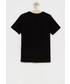 Koszulka Tommy Hilfiger t-shirt bawełniany dziecięcy kolor szary gładki