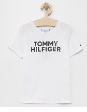 Koszulka t-shirt dziecięcy kolor biały - Answear.com Tommy Hilfiger