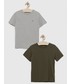 Koszulka Tommy Hilfiger t-shirt bawełniany dziecięcy kolor zielony gładki