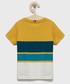 Koszulka Tommy Hilfiger t-shirt bawełniany dziecięcy wzorzysty