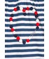 Bluzka Tommy Hilfiger - Top dziecięcy 3D Heart 98-122 cm KG0KG02518