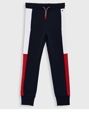 Spodnie Spodnie dziecięce kolor granatowy wzorzyste - Answear.com Tommy Hilfiger