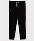 Spodnie Tommy Hilfiger Spodnie dziecięce kolor czarny z aplikacją