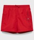 Spodnie Tommy Hilfiger szorty kąpielowe dziecięce kolor czerwony
