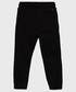 Spodnie Tommy Hilfiger spodnie dziecięce kolor czarny z aplikacją
