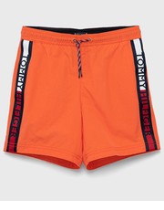 Spodnie szorty kąpielowe dziecięce kolor pomarańczowy - Answear.com Tommy Hilfiger
