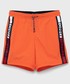 Spodnie Tommy Hilfiger szorty kąpielowe dziecięce kolor pomarańczowy
