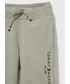 Spodnie Tommy Hilfiger komplet bawełniany dziecięcy kolor biały