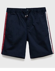 Spodnie szorty dziecięce kolor granatowy regulowana talia - Answear.com Tommy Hilfiger