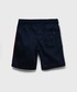 Spodnie Tommy Hilfiger szorty dziecięce kolor granatowy regulowana talia