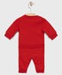 Dres Tommy Hilfiger Dres niemowlęcy kolor czerwony
