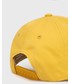 Czapka dziecięca Tommy Hilfiger czapka bawełniana dziecięca kolor żółty z aplikacją