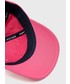 Czapka dziecięca Tommy Hilfiger czapka bawełniana dziecięca kolor różowy gładka