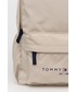 Plecak dziecięcy Tommy Hilfiger plecak dziecięcy kolor beżowy duży z nadrukiem