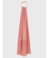 Szalik Tommy Hilfiger szal damski kolor różowy wzorzysty
