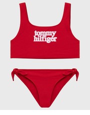 Strój kąpielowy dziecięcy strój kąpielowy dziecięcy kolor czerwony - Answear.com Tommy Hilfiger