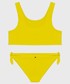 Strój kąpielowy dziecięcy Tommy Hilfiger strój kąpielowy dziecięcy kolor żółty