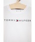 Piżama dziecięca Tommy Hilfiger piżama bawełniana dziecięca kolor biały z nadrukiem