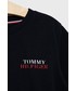 Piżama dziecięca Tommy Hilfiger piżama dziecięca kolor granatowy z nadrukiem