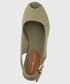Sandały Tommy Hilfiger sandały damskie kolor beżowy na koturnie