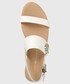 Sandały Tommy Hilfiger sandały skórzane damskie kolor beżowy