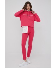 Legginsy legginsy AUDREY damskie kolor różowy gładkie - Answear.com Tommy Hilfiger