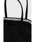 Shopper bag Lacoste torebka kolor czarny