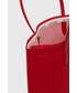 Shopper bag Lacoste torebka kolor czerwony