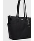 Shopper bag Lacoste torebka kolor czarny