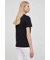 Bluzka Lacoste t-shirt bawełniany kolor czarny