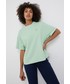 Bluzka Lacoste t-shirt bawełniany kolor zielony