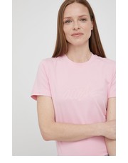 Bluzka t-shirt damski kolor różowy - Answear.com Lacoste