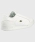 Sneakersy Lacoste sneakersy skórzane TWIN SERVE 0721 2 kolor biały