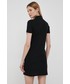 Sukienka Lacoste sukienka kolor czarny mini prosta