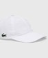 Czapka Lacoste czapka kolor biały gładka