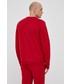Bluza męska Lacoste Bluza męska kolor czerwony z aplikacją
