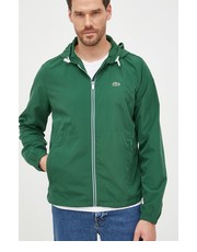 Kurtka męska kurtka męska kolor zielony przejściowa - Answear.com Lacoste