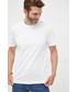 T-shirt - koszulka męska Lacoste t-shirt bawełniany kolor biały z nadrukiem