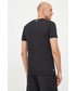 T-shirt - koszulka męska Lacoste t-shirt bawełniany kolor czarny z nadrukiem
