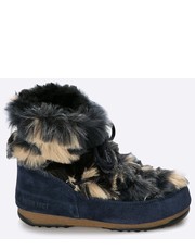 śniegowce - Śniegowce Low Fur 24005100.BLUE.CAMU - Answear.com